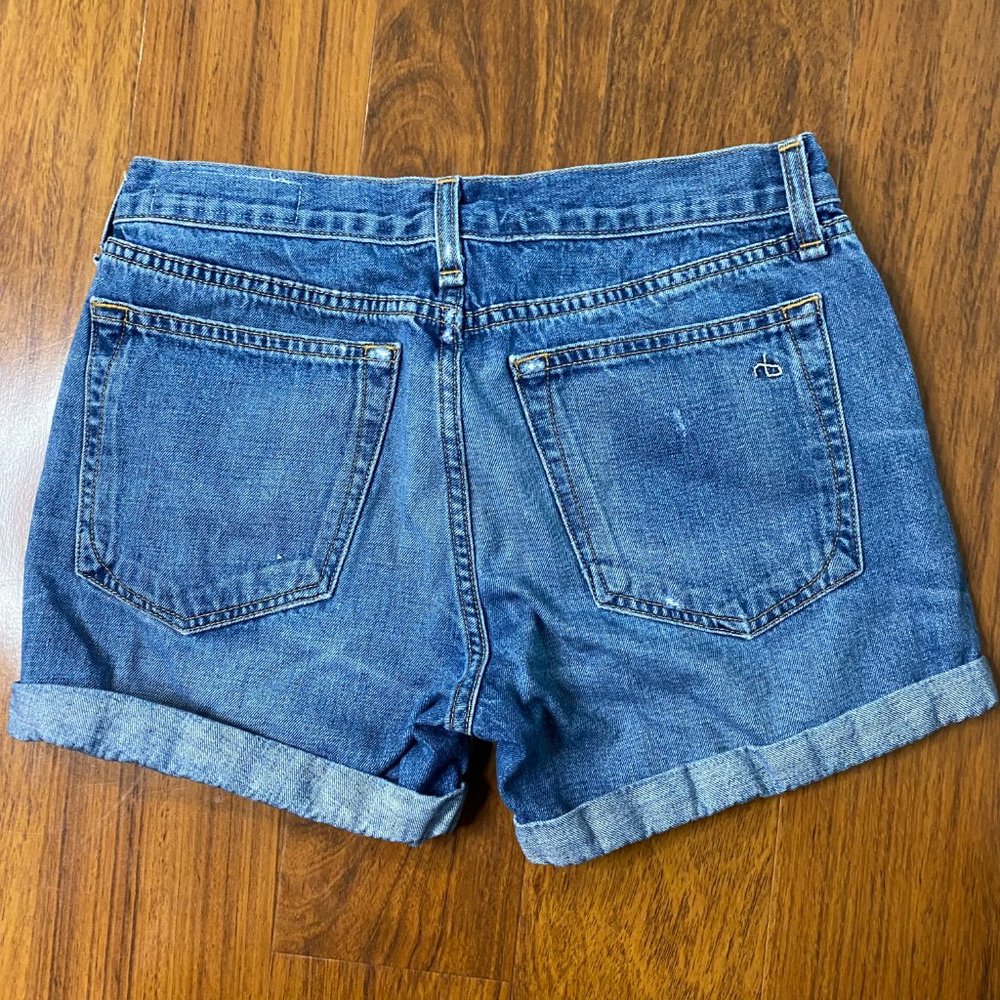 rag & bone Distressed Denim Jean Shorts Size 24 - Picture 4 of 4